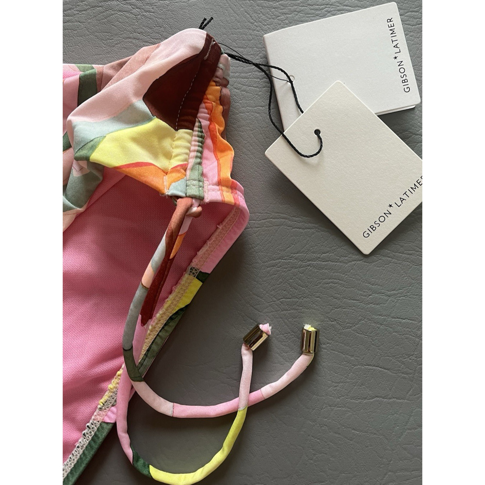 Gibson Latimer | Women Large | Bikini Swim Bottom | Cinched Sides Ties | NWT - Picture 4 of 8